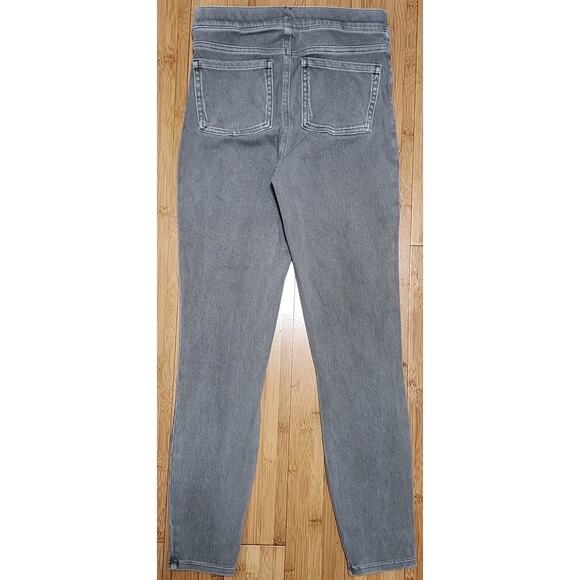 Spanx Jean-ish Ankle Leggings Pants Women's S Small Petite Gray Pull On Stretch - Picture 2 of 11